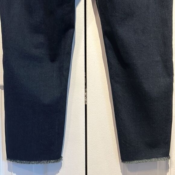 Nanette Lepore Belle Dark Wash High Rise Ankle Slim Jeans Size 16 - Picture 10 of 13